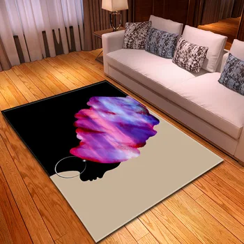 

African woman 3D Printed Carpets for Living Room Bedroom Area Rug Modern Home Decor Rugs Child/Kids Room Tatami Play Floor Mats