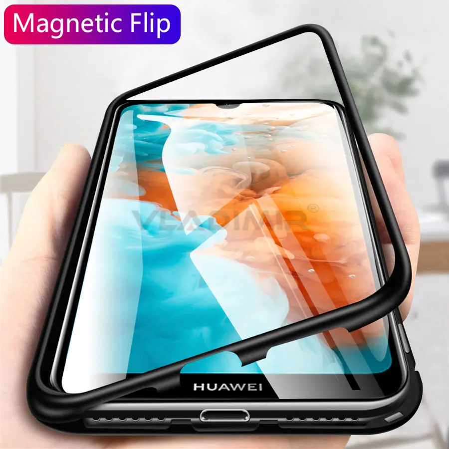 Чехол-накладка для Huawei Mate 30 20 P40 P30 P20 Pro Honor Lite 9X 8X Nova 7i 3i 5T Y5 Y9 Prime P Smart Z магнитный |