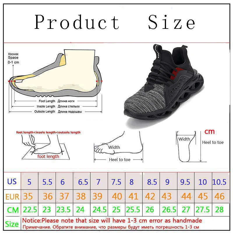 Мужская защитная обувь для строителей, защитная обувь для улицы, военные ботинки, дышащая рабочая обувь со стальным носком