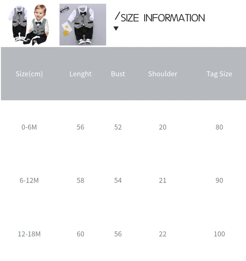 bunvel Winter Rompers Toddler Newborn Baby Boys Rompers Gentleman Tie Patchwork Baby Boys Long Sleeve One-pieces Romper ff