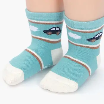 

12 Pair / Set Cotton Comfortable Toddler Baby Socks Anti Slip Socks for Boys Girls