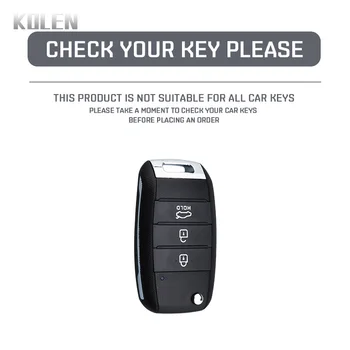TPU Car Flip Key Case Cover Shell Fob For KIA RIO 3 K2 K3 K4 K5 Sportege Picanto Optima Soul Ceed Sorento Forte Stinger Cerato - TPU Car Flip Key Case Cover Shell Fob For KIA RIO 3 K2 K3 K4