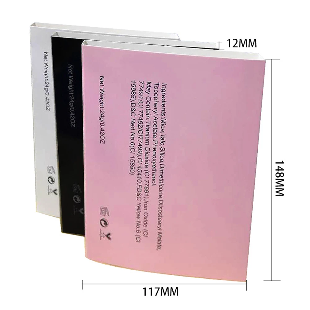private label new eyeshadow palettes empty matte shimmer glitter eye makeup custom packaging no logo low moq oem