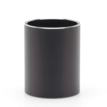 

Round Aluminum Metal Pen Holder,Desktop Cup Storage Box Organizer,Makeup Brush Holder,for Office,School,Family,Children