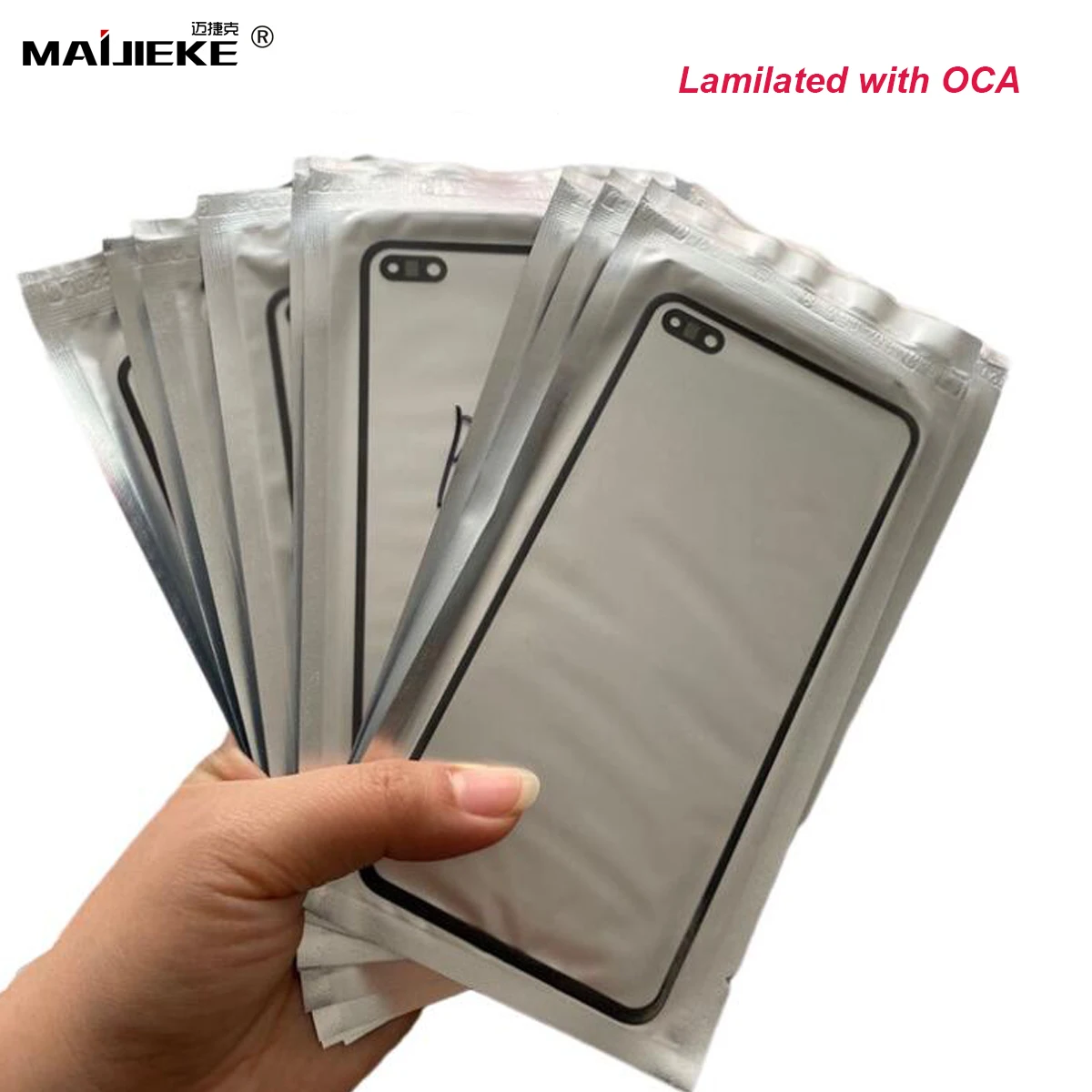 

10PCS Screen Front Glass Lens with OCA Replacement for Oppo A52 A72 Reno 4 3 2 2Z K3 A11x A11 A3 A5 A7 A7x A9 Outer Glass Repair