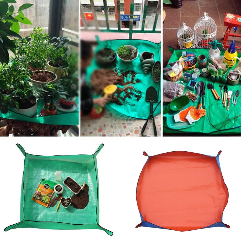 Gardening Mat Planting Operation Pads Green Plant for Pots Reusable