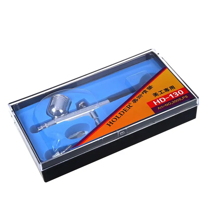 0.5mm 7cc Cup Dual Act Gravity Feed Airbrush Kit