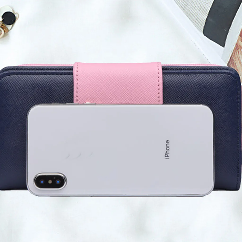 Big Capacity Women Purses Long Zipper Coin Purse Holder Wallets Ladies Clutch Change Purse Female Fly Bird Print Money 823