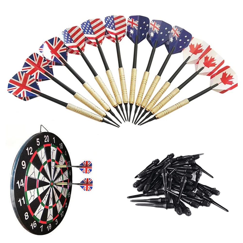 

12 Pieces Professional 14 Grams Soft Tip Darts Set with Extra Plastic Tips for Electronic Dartboard Accessories Darts set
