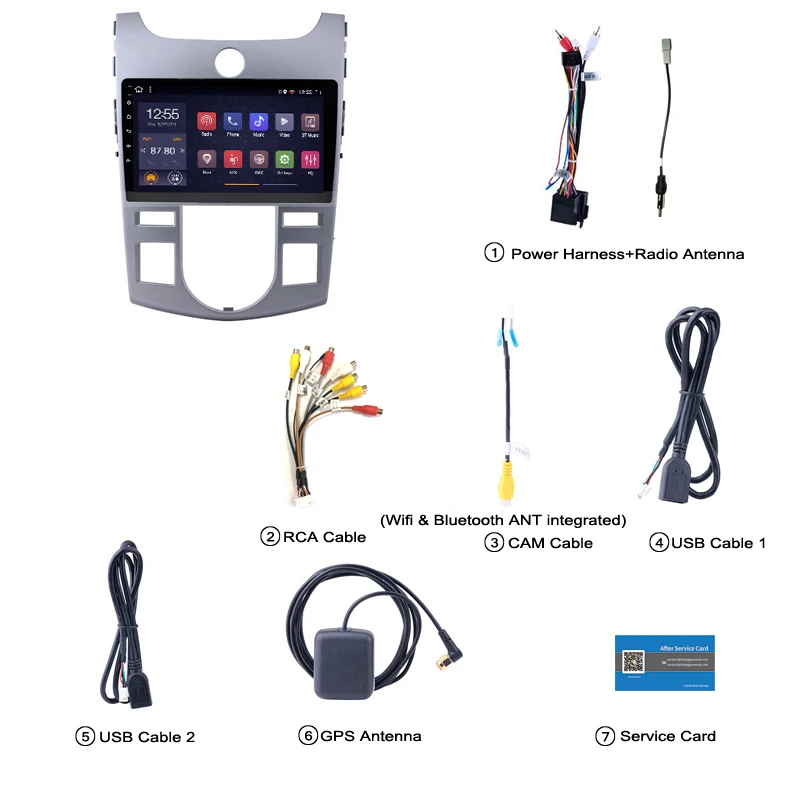 Cheap 9 inch Android IPS 2.5D Car DVD GPS for KIA Forte Cerato 2008-2014 car Radio GPS navigation head unit build in wifi 4