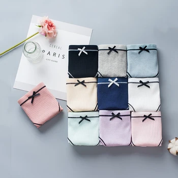 

Women's underwear pure cotton breathable panties seamless comfortable female Lovely girl skin-friendly soft female briefs