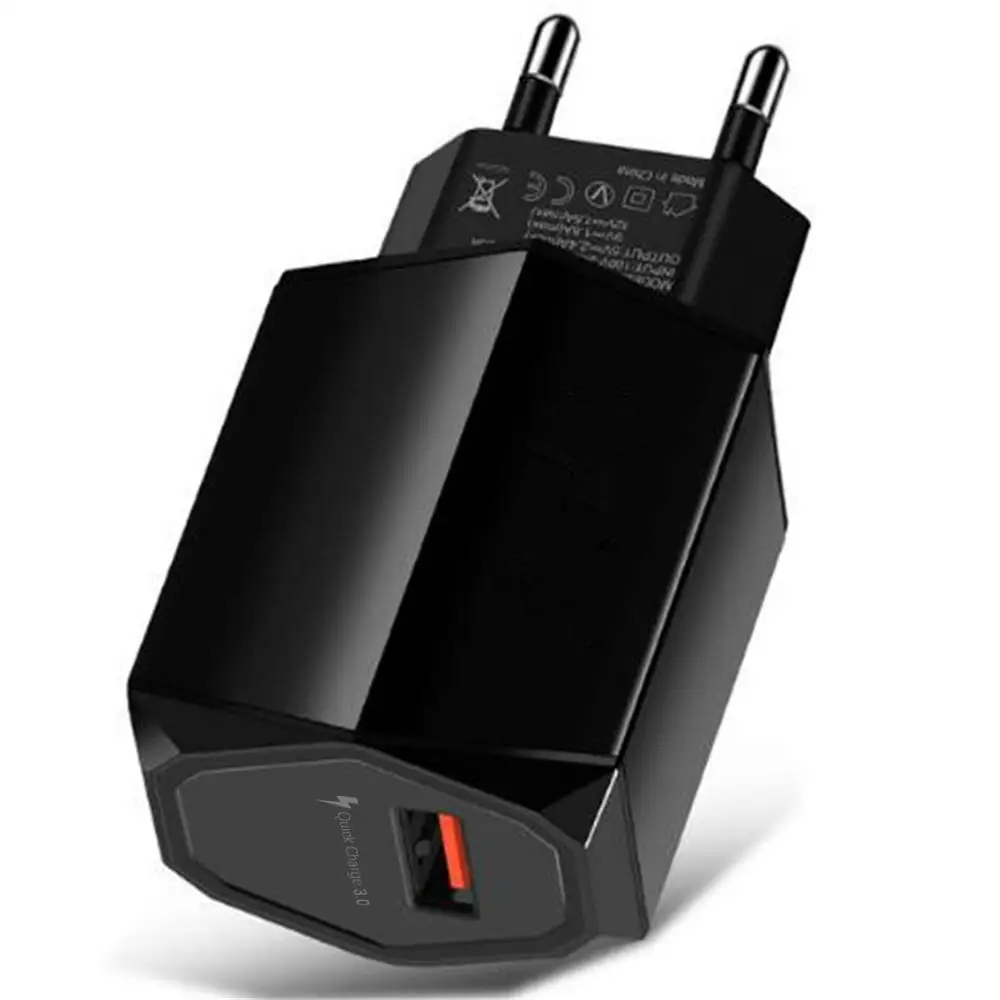 USB Походное зарядное устройство для мобильного телефона быстрое зарядное устройство 3,0 настенное зарядное устройство ЕС вилка портативная Быстрая зарядка для Samsung gаlaxy s6 iphone FS