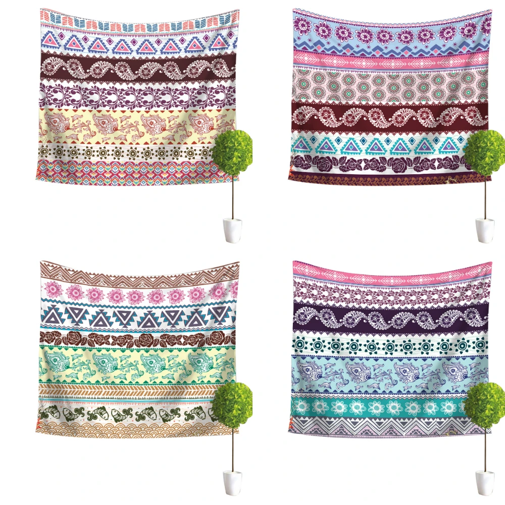 Lychee Mandala Series Printed Wall Hanging Tapestry Polyester Blanket Art Wall Carpet Home Decorative Tapestry