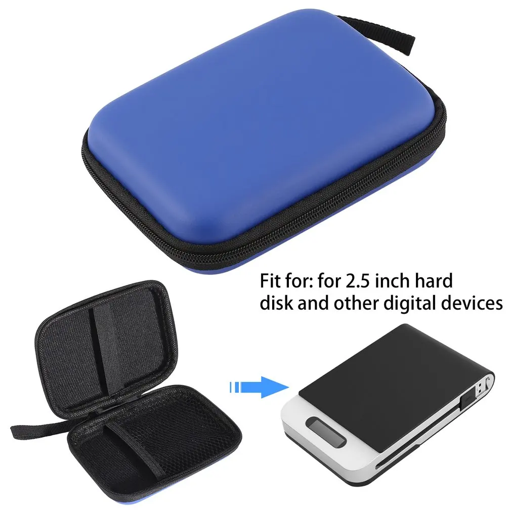 Чехол для ручной переноски Чехол для 2," USB внешний жесткий диск WD HDD Защита Прямая