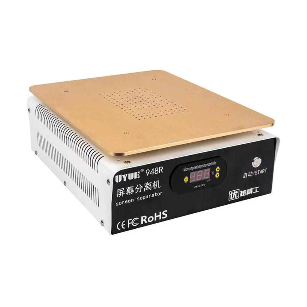 UYUE 948R 18 дюймов ЖК-сепаратор машина Встроенный вакуумный насос металлический корпус для телефона ЖК-дисплей сенсорный экран Разделение ремонт