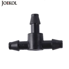 20Pcs Barbed 3-Way TEE T-shaped Connector 1/4 Inch Hose Garden Lawn Watering Irrigation Connector 4/7 Mm Hose Connector