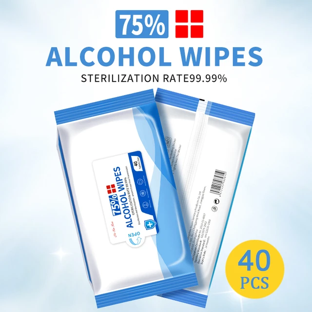 75% alkohol Feuchttücher Hand Tücher Einzeln verpackt Alkohol Tücher Travel  Pack - AliExpress