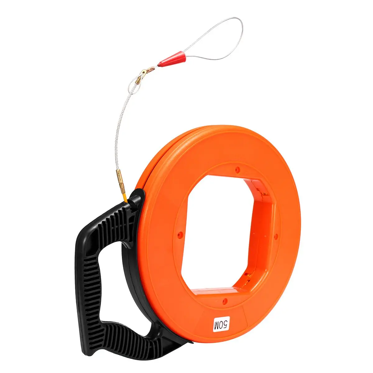 

Hot 4mm Fiberglass Cable Puller 45m/60m/75m Fish Tape Reel Conduit Ducting Rodder Pulling Puller Pulling Wire Cable Fishing Tool