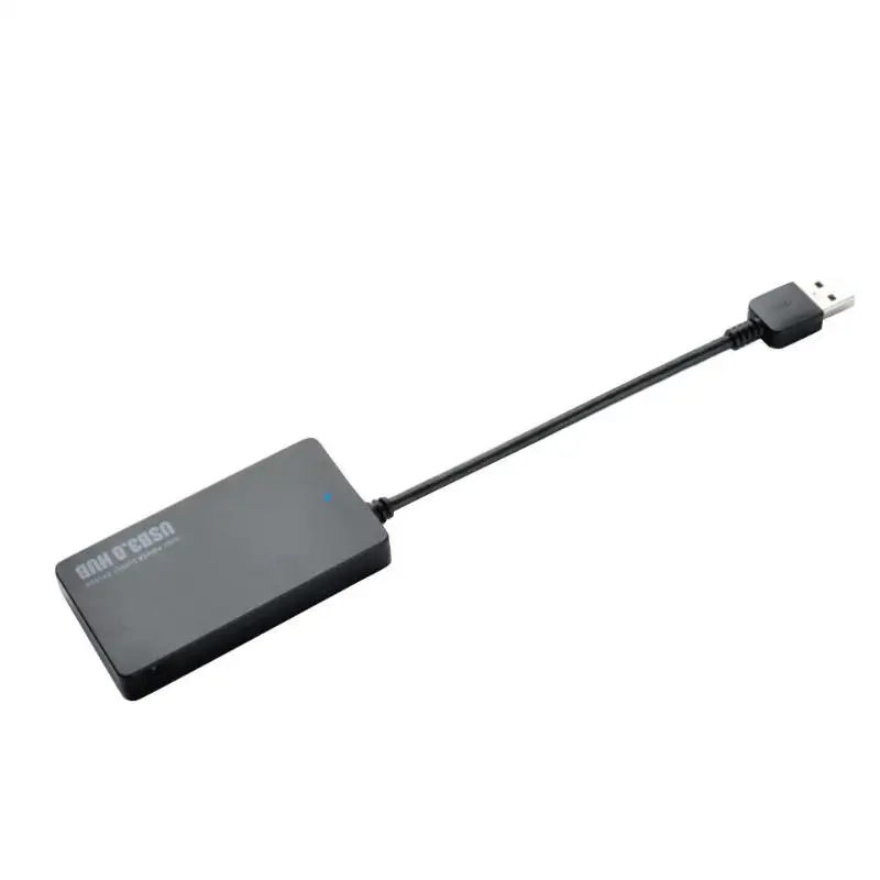 4-Порты USB док-станция USB 3,0 5 Гбит/с USB компьютера сплиттер Тонкий Высокая Скорость хаб для портативных ПК компьютер аксессуары для ноутбуков