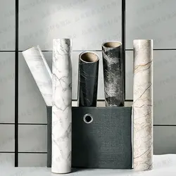 Contact Paper Waterproof Marble Wallpaper Self Adhesive Film Vinyl Modern Kitchen Cabinet Improved Furniture Decoration Sticker