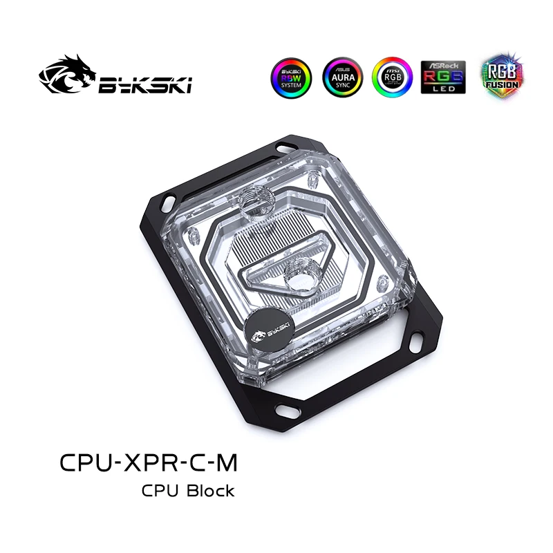 Bykski CPU Block Use for INTEL LGA115X 1200 1700 2011 /AMD Ryzen 3/5/7 X470 X570 Water Cooler Radiator CPU-XPR-C-M/CPU-XPR-C-I 19 H80bbaf12f7674ad1a03ea3abb4b1519aU