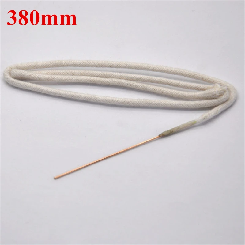 380mm Cotton Core Wicks With Metal Needle For IMCO Kerosene Lighter & Most Other Petrol Lighters DIY Replacement Repair Supplies