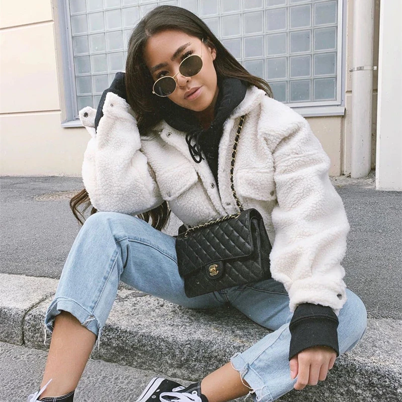 baby blue teddy coat