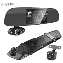 Car Dash Dual Camera 5 1080P FHD Car DVR Touch Rear View Mirror Camera G-sensor Recorder Night Vision Dual Lens Dash Cam B33 phisung f900 10in 1080p hd car rearview mirror dvr camera g sensor dash cam