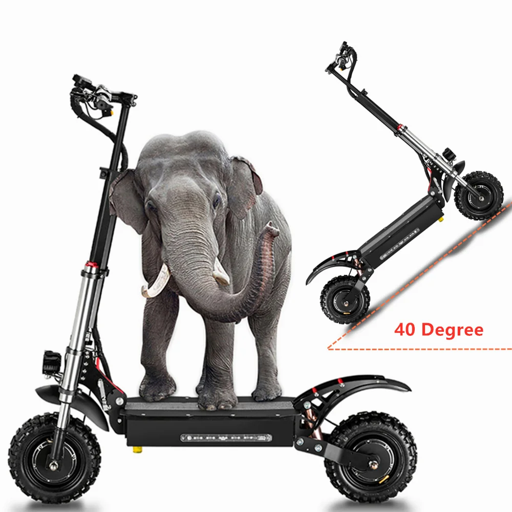 Высокопроизводительный электрический скутер с двойным мотором Zero 10x200w 60v 18.2ah