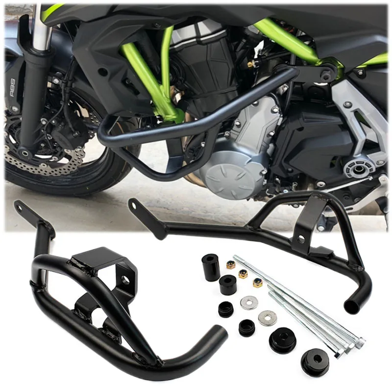 

Motorcycle Engine Bumper Guard Crash Bar Motor Front Guard Bars Protector Frame For KAWASAKI Z650 Z 650 2017 2018 2019