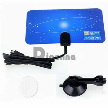 

New Hot 450 Mile HDTV Indoor Antenna Aerial HD Digital TV Signal Amplified Booster Cable