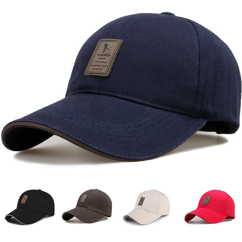 1 шт. бейсбольная кепка мужская Регулируемая Кепка повседневные Шапки для отдыха одноцветная модная Снэпбэк шапка на лето и осень
