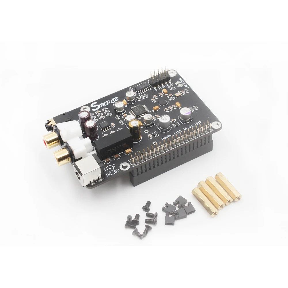 ЦАП-декодер AK4493 цифровой Сетевой проигрыватель для трансляции Raspberry Pi 2B 3B +