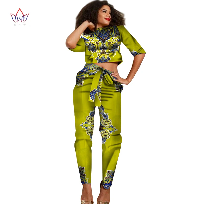 Новинка 2017 африканская одежда короткий топ с рукавом до локтя комплект из 2