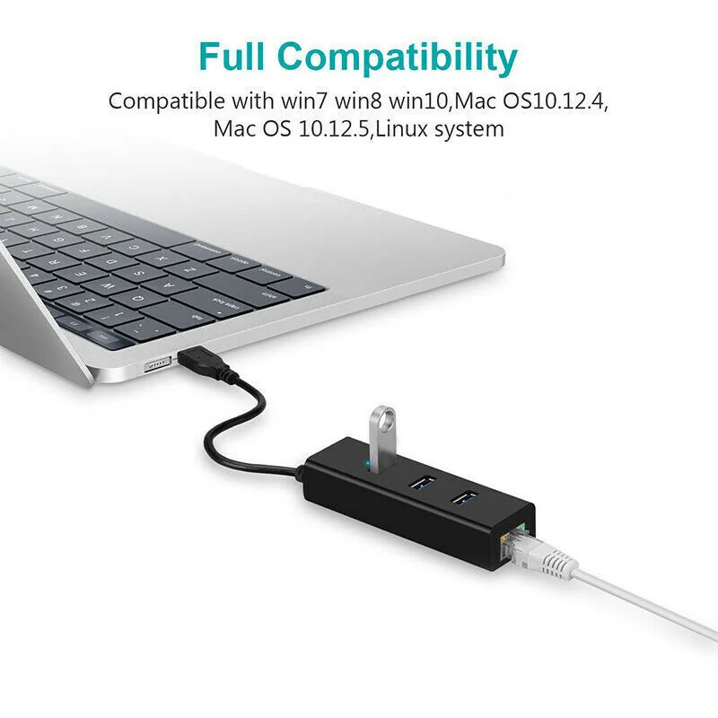 1X3 порта USB 3,0 Gigabit Ethernet Lan RJ45 сетевой адаптер концентратор до 1000 Мбит/с PL Gigabit USB3.0 Ethernet адаптер
