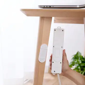 

Shelves For Wall Self Adhesive Desktop Socket Fixer Cable Organizer Self-Adhesive Power Strip Holder Fixator Wall Mounted Fixer