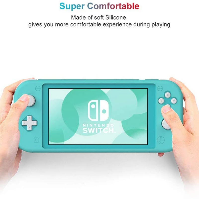 Силиконовый чехол для nintendo Switch Lite, силиконовый чехол для противоударной ручки