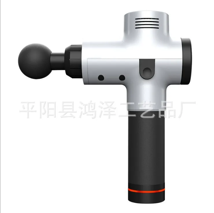 

Fascial gun muscle relaxer electric shock massage gun fitness stick deep vibration 4 heads 3 gears