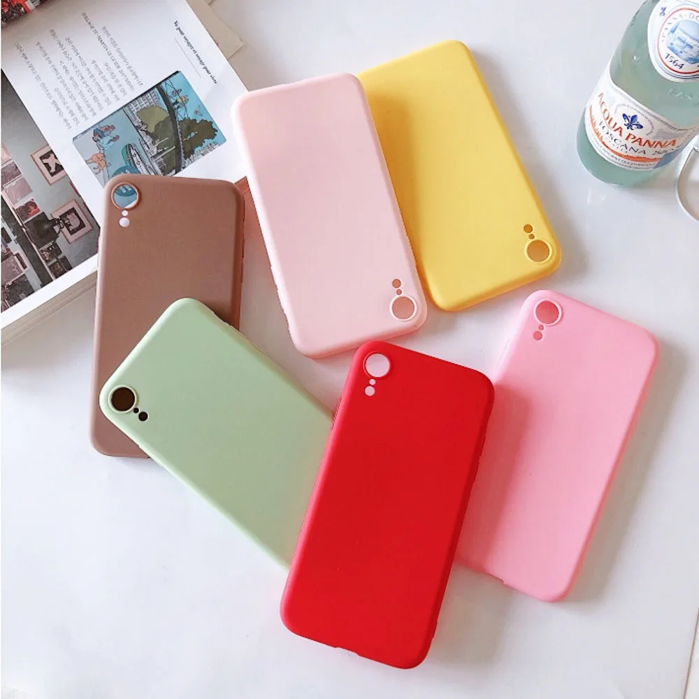 Шлифовальный чехол для телефона для iPhone 7 8 6 6s Plus XR X XS Max для Apple iPhone 11 Pro Max чехол для телефона