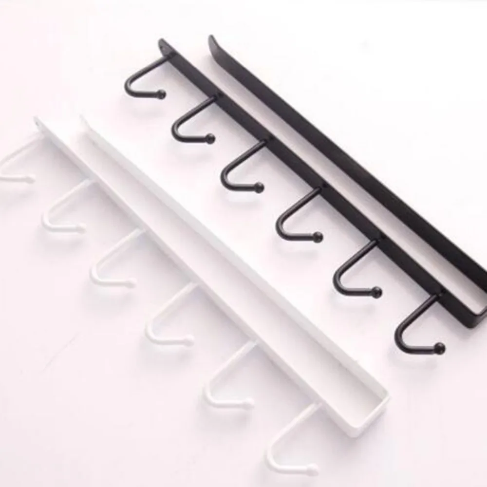 Multifunctional Wall Hanging Rack Kitchen Tool Hanger Nail Free Hook Cabinet Storage Rack Hook Wardrobe Hook and Finishing Rack
