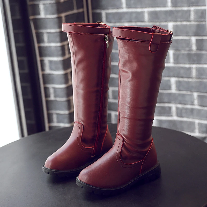 kids black dress boots