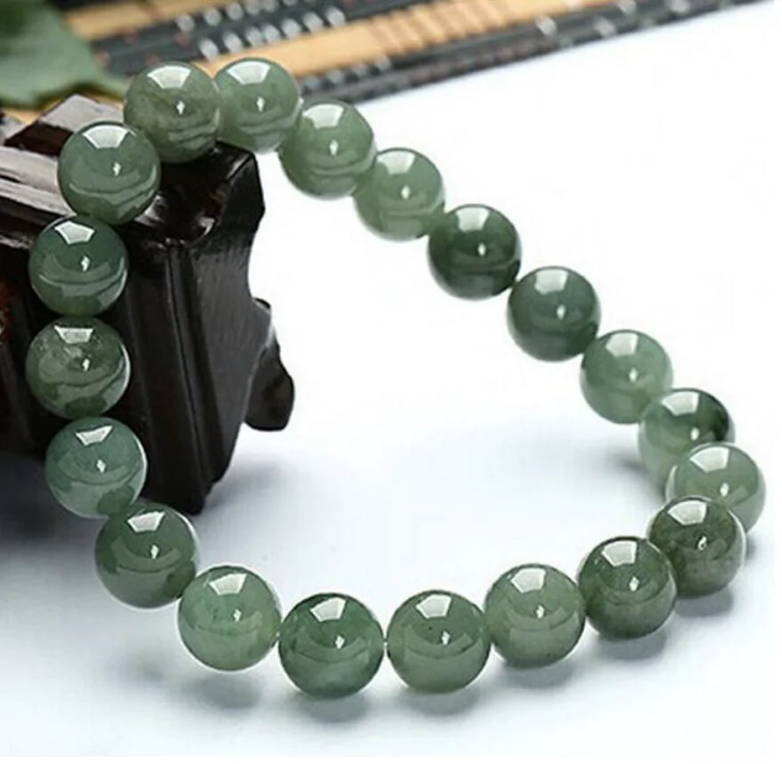 

Free Shipping Certified Green 100% Natural a Jade Jadeite Bangle Bracelet