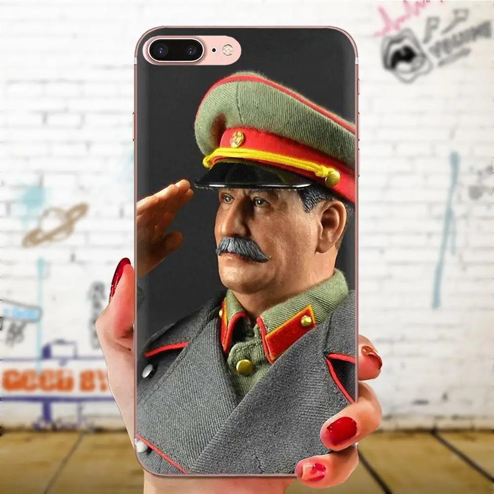 Чехол из ТПУ с изображением Капа крышка Русский Commander Сталин для Huawei Honor 4C 5A 5C 5X6 6A 6X7 7A 7C 7X8 8C 8S 9 10 10i 20 20i Lite рro - Цвет: as picture
