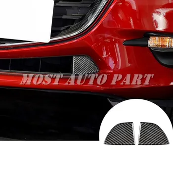 

Carbon Fiber Front Bumper Tow Hook Hole Cap Trim Cover For Mazda 3 2017-2018