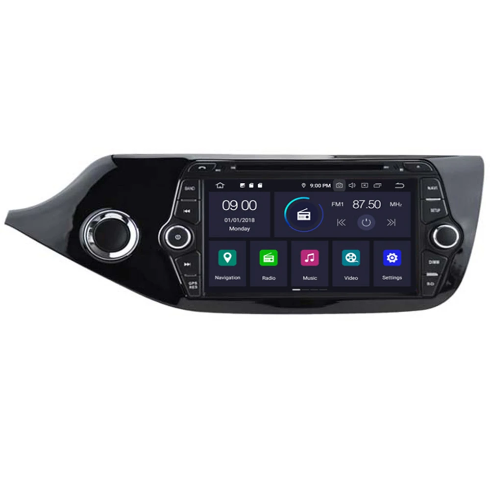 2019 Android 10 автомобильный DVD-плеер GPS ГЛОНАСС навигация Мультимедиа для Kia Ceed 2013 2014 2015