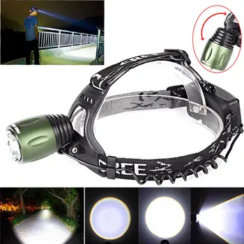 

5000LM CREE XM-L T6 LED Headlamp Headlight Flashlight Head Light Lamp 18650 outdoor tourism adventure lighting headlights #2A12