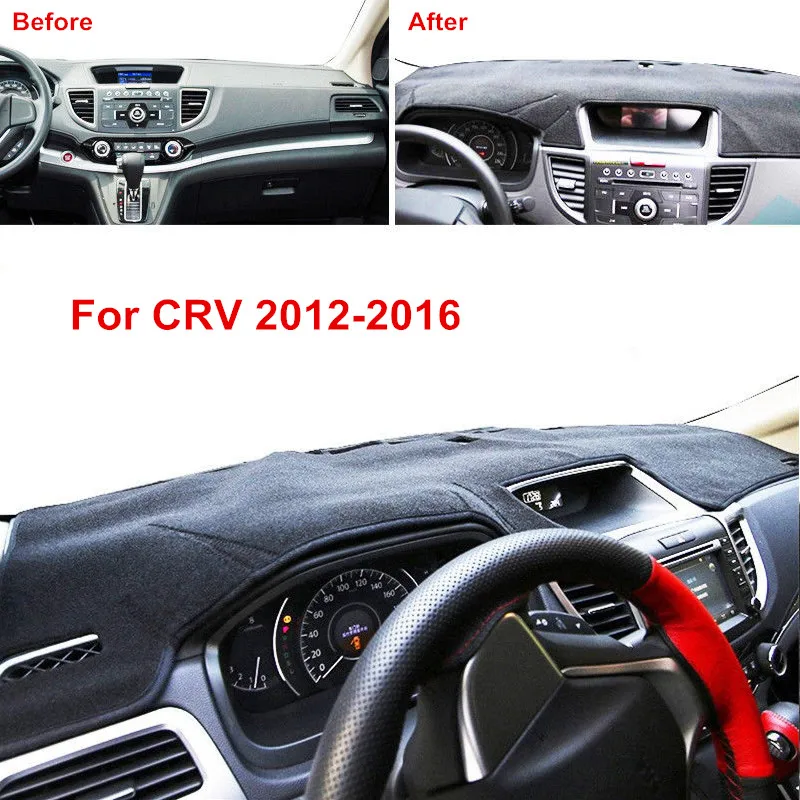 Для Honda CRV, CR-V 2012 2013 крышка приборной панели автомобиля коврик для защиты от солнца тенты инструмент защитные автомобильные аксессуары