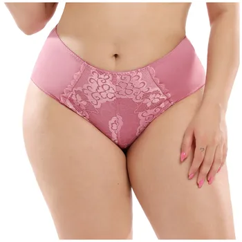 

Plus Size Low Rise Panties For Women Solid 4xl Sexy Lingerie Briefs High Quality Fashion Underwear bielizna damska #30