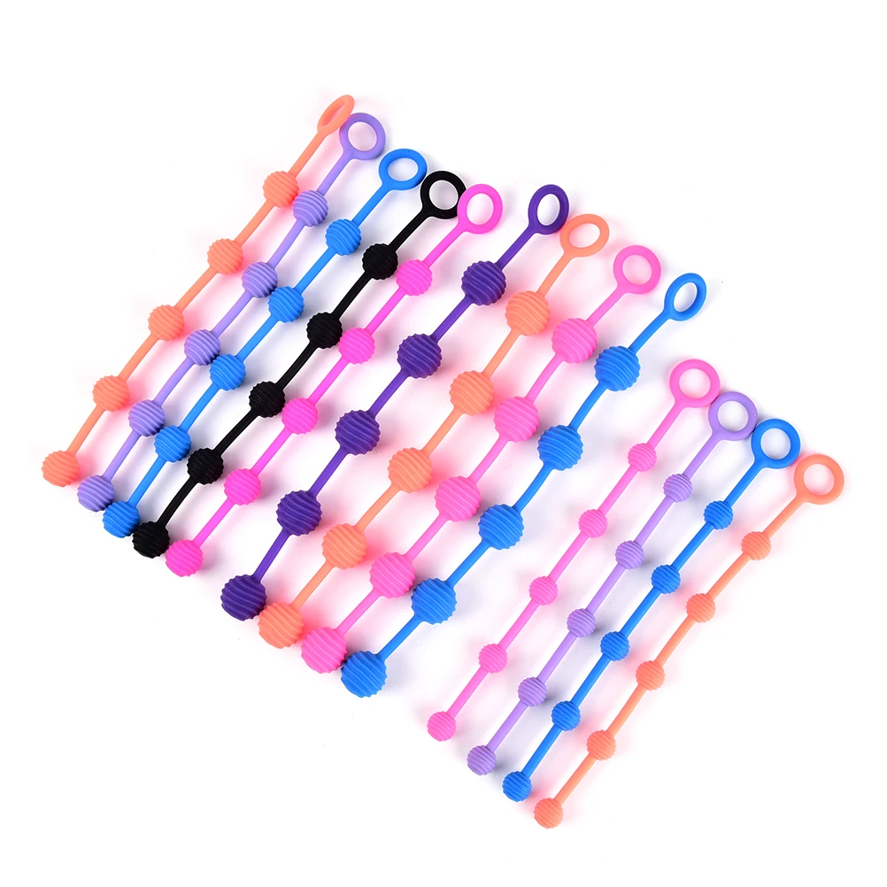 Silicone Anal Beads Butt Plugs Ball Ass Massage Anaal Buttplug Dilatator Long Analplug Sexual Toys for Gay Men Woman Random |