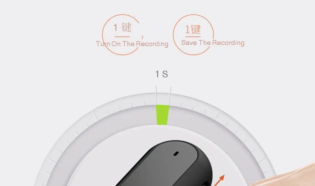 Xiaomi Smart AI записывающая ручка зашифрованное хранение Xiomi Интеллектуальный рекордер для работы в формате HD Запись интеллектуальное шумоподавление